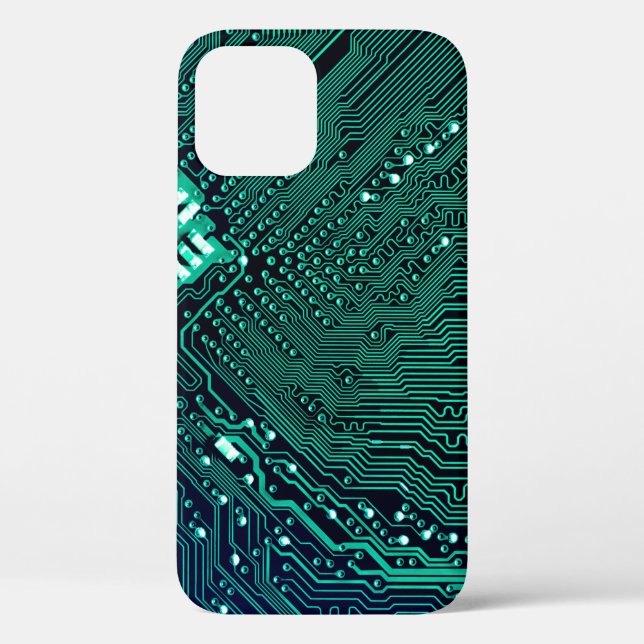 Electronic circuite board background,abstract,blue Case-Mate iPhone case (Back)