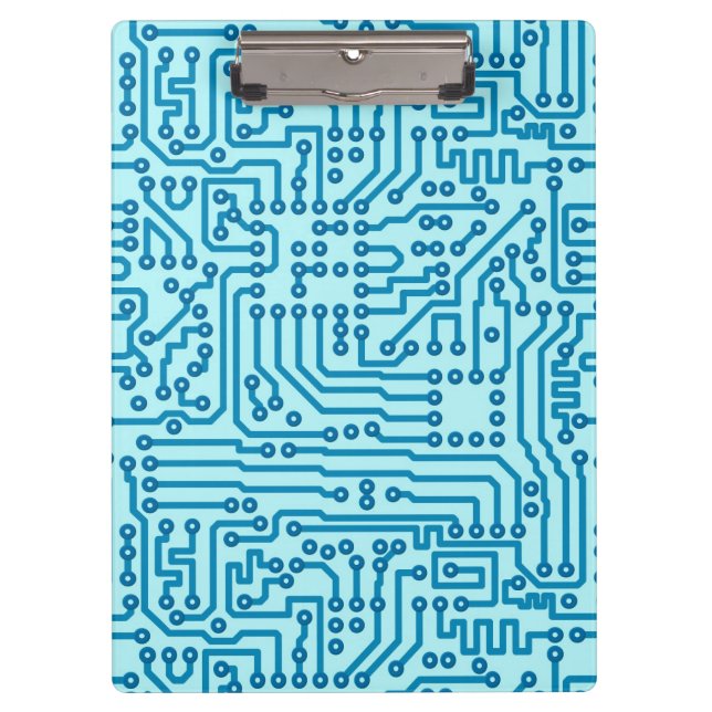 Electronic Digital Circuit Board Clipboard (Front)