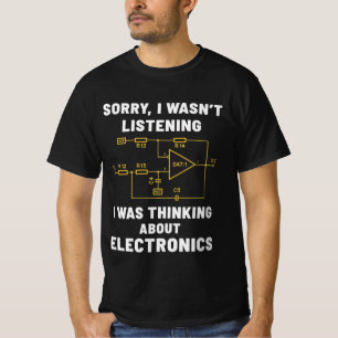 Electronic engineer gifts Electric geek Funny T-Shirt