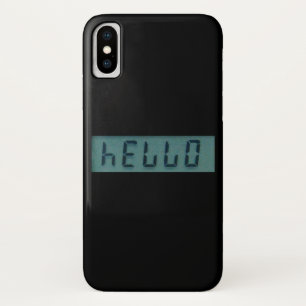 Electronic Hello Display Message Case-Mate iPhone Case