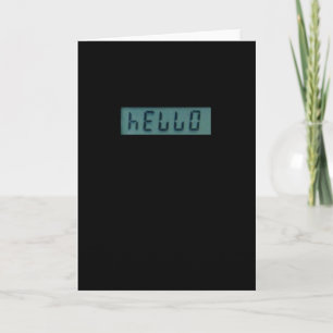 Electronic Hello Message Greeting Card