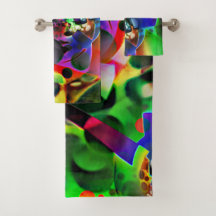 Electronic planetarium with shades of green