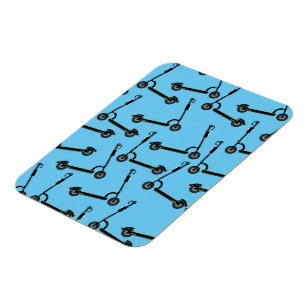 Electronic Scooter pattern Magnet