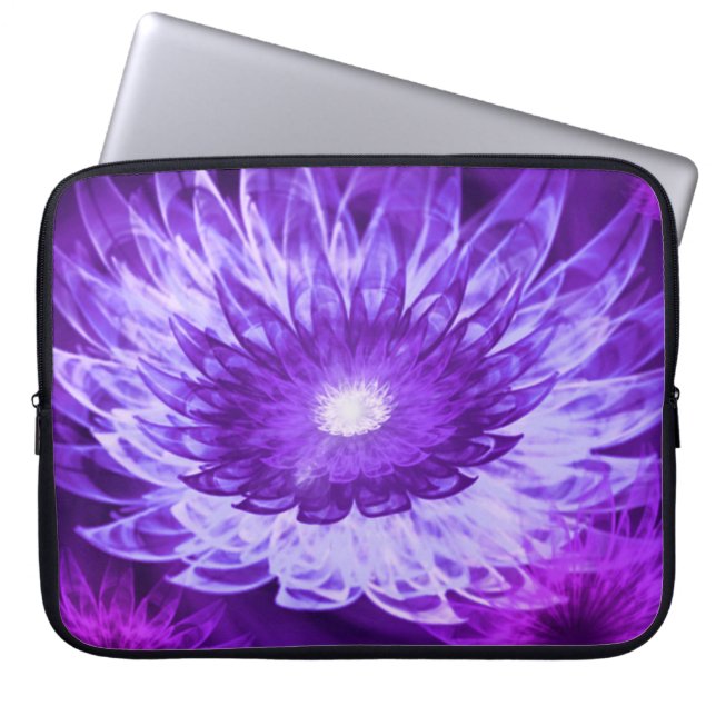 Electronics Bag Fantasy Flowers Purple (Front)