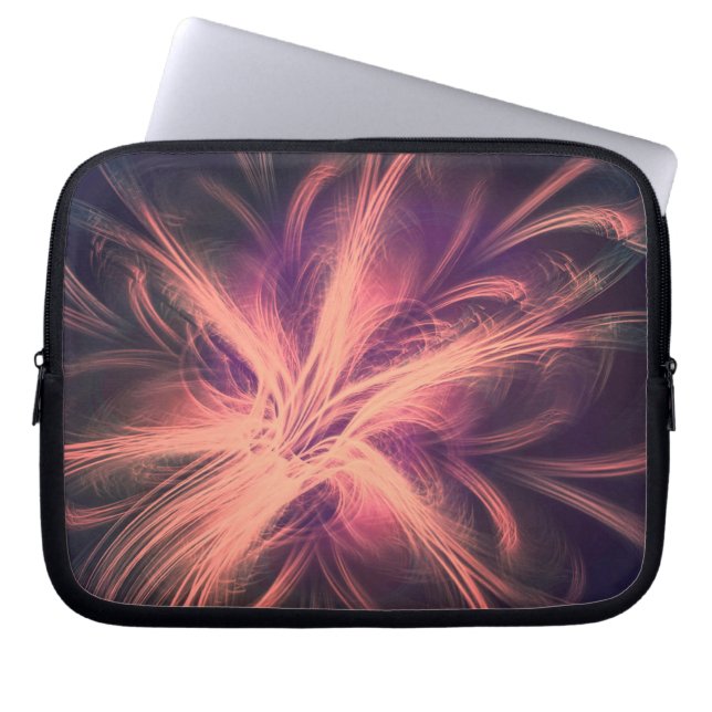 Electronics Bag Fractal Light Purple Palette (Front)