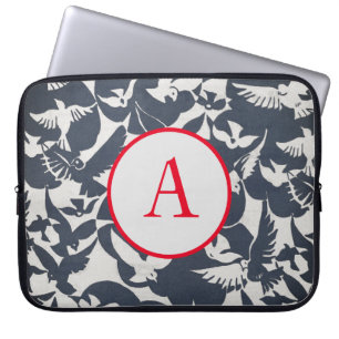 Electronics Bag JAPANESE BIRD PATTERN DIY INITIAL