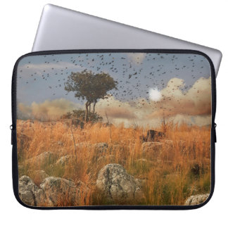 Electronics Bag Lonely Tree And Birds