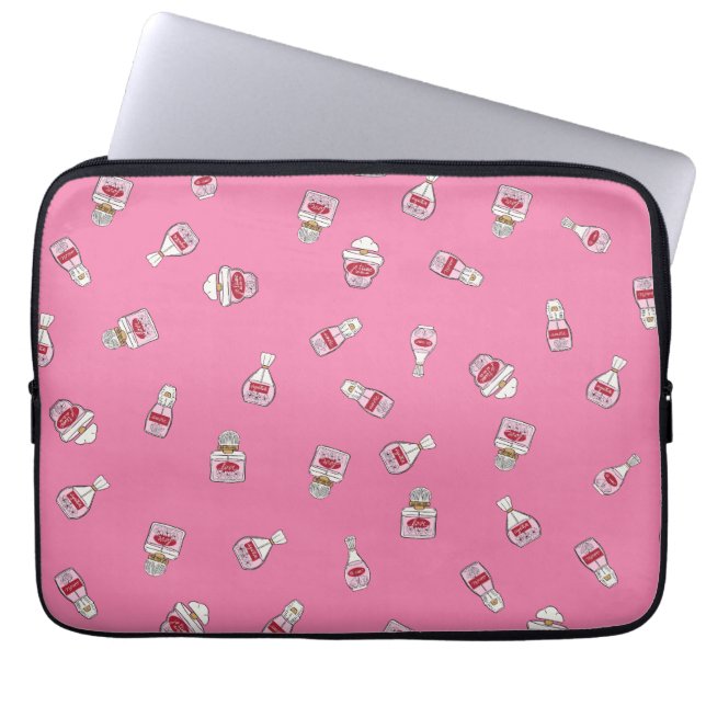 Electronics Bag, Love, Perfume Bottles Laptop Sleeve (Front)