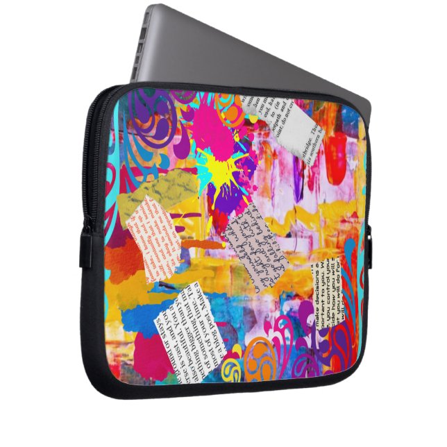 Electronics Bag old design with colour and text (Front Right)