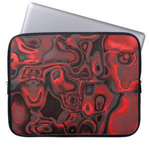 Electronics Bag Red Dominant Gemstone Pattern