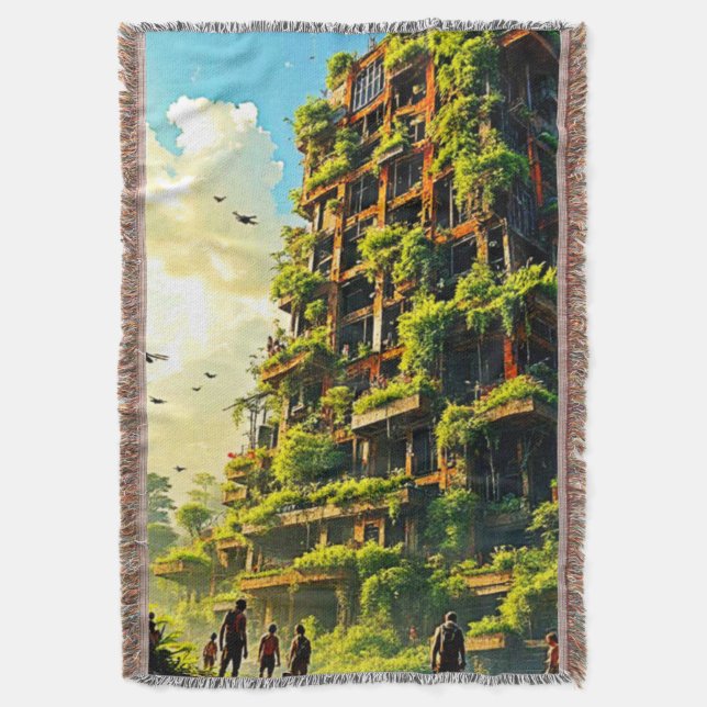 Electronics Bag Throw Blanket (Front Vertical)