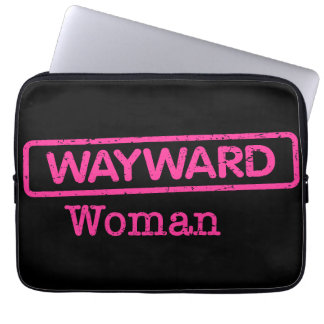 Electronics Bag with Pink Wayward Woman Logo 
