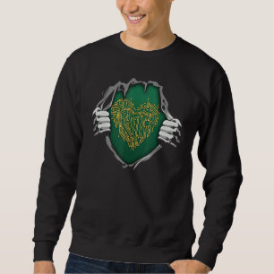 Electronics Engineer Nerd Circuit Board Heart Tech Sweatshirt
