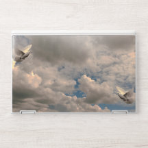 Electronics, Laptop Skin, Doves Among The Clouds,