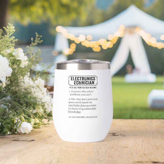 Electronics Technician Funny Definition (Wedding (Rotated))
