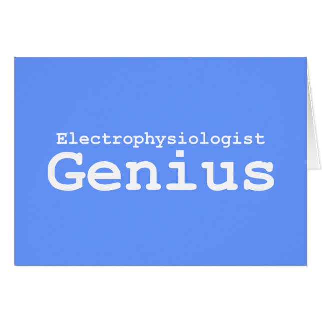 Electrophysiologist Genius Gifts (Front Horizontal)