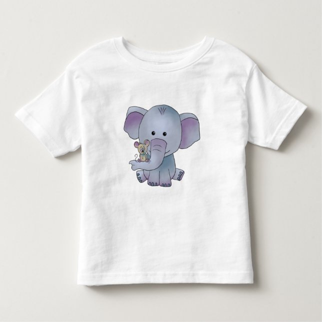 Elefant mud mouse toddler T-Shirt (Front)