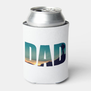 Elegan Modern Fathers Day Gift Hiking Camping Dad Can Cooler