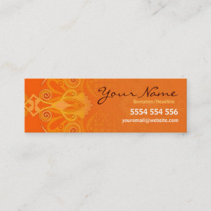 Elegan oRange mini Business Card
