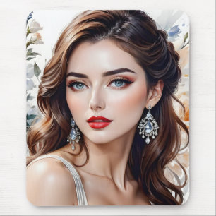 Elegance, beauty, and bliss are all words that can mouse pad