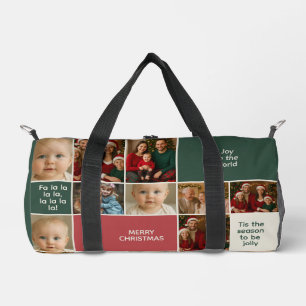 elegance big many images collage Christmas new wed Duffle Bag