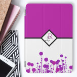 Elegance Blooms: Personalised Monogram iPad Mini Cover<br><div class="desc">** Elegance Blooms: Personalised Monogram iPad cover ** Turn heads with this stunning iPad cover, a captivating blend of glamour and modern chic. Crafted in a luxurious medium violet-red pink, it boasts a sophisticated black line detail that ends in a chic diamond in the centre. Your personalised monogram initials, beautifully...</div>