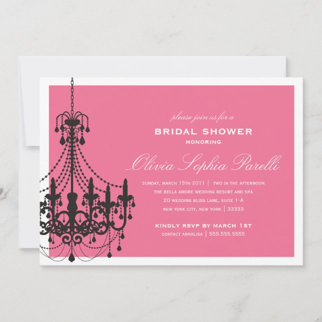 ELEGANCE | BRIDAL SHOWER INVITATION (Front)