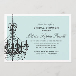 ELEGANCE   BRIDAL SHOWER INVITATION