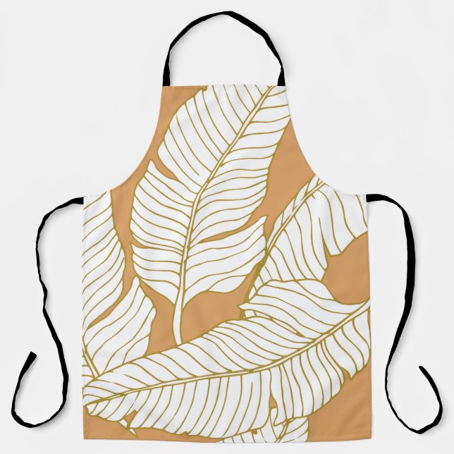 Elegance Floral: Abstract Pattern Background. Apron (Front)