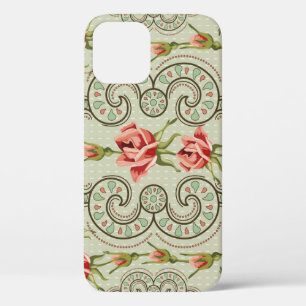 Elegance Floral: Vintage Seamless Background. iPhone 12 Case