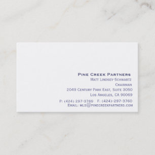 Elegance I Business Card