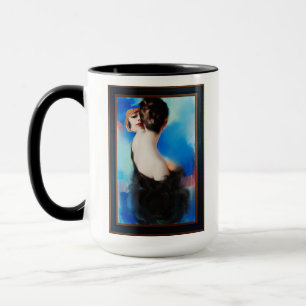 Elegance In Black by Rolf Armstrong Mug