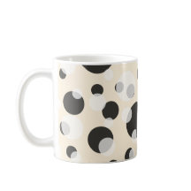 ✨ Elegance in Circles: Polka Dots Pattern Mug