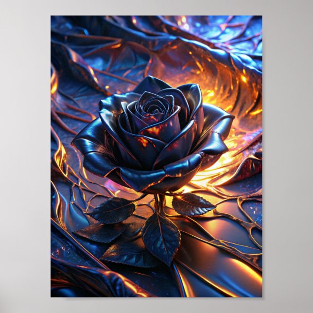 "Elegance in Contrast" Poster (Front)