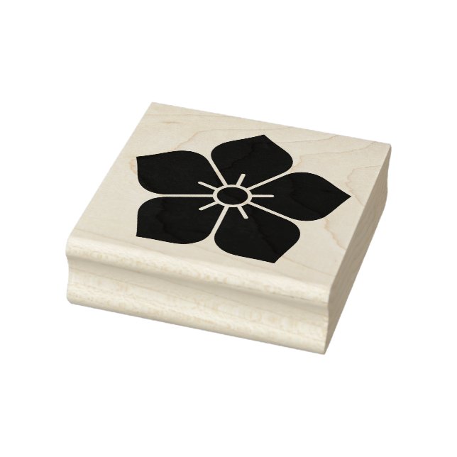 Elegance in Every Petal: 桔梗 Blossom T-Shirt Rubber Stamp (Stamp)