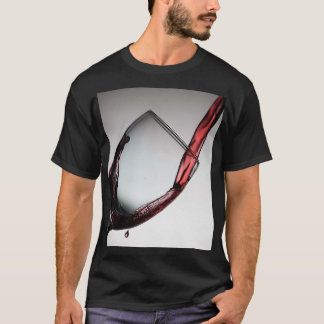 Elegance in Motion T-Shirt: Pouring Wine Art T-Shirt
