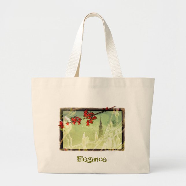Elegance Large Tote Bag (Front)