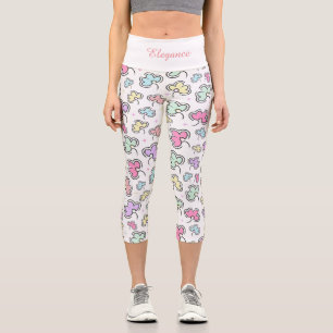 Elegance Legging - Flower Patterned