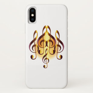 Elegance Musical Heart Design White Case-Mate iPhone Case