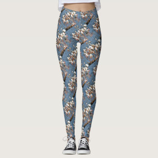 Elegance Of Artistic Pink Flamingos Leggings