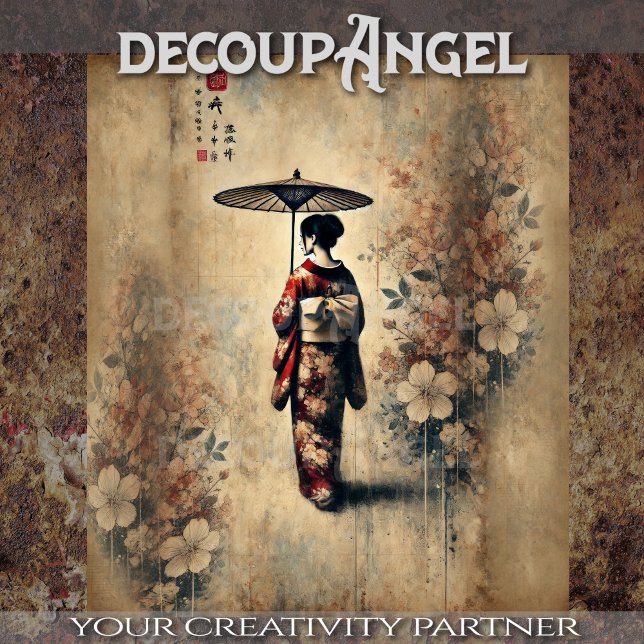 Elegance of the Geisha – Decoupage Tissue Paper (Creator Uploaded)