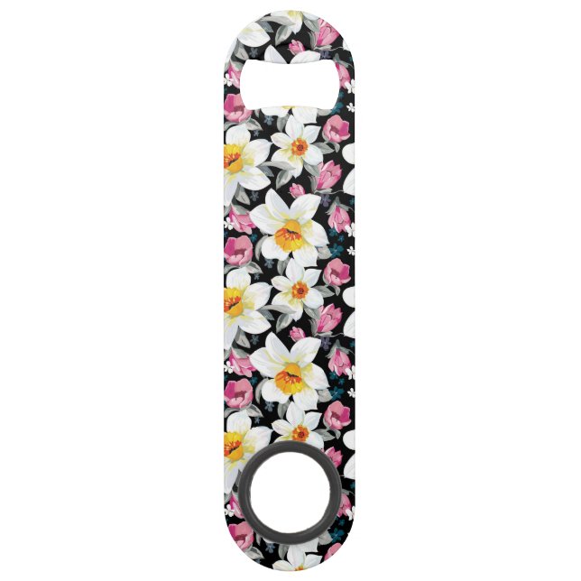 Elegance pattern with narcissus flowers (Front)