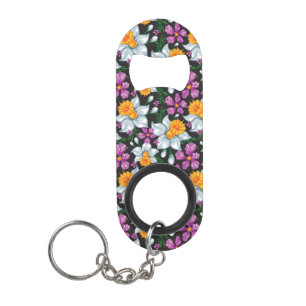 Elegance pattern with narcissus flowers 2