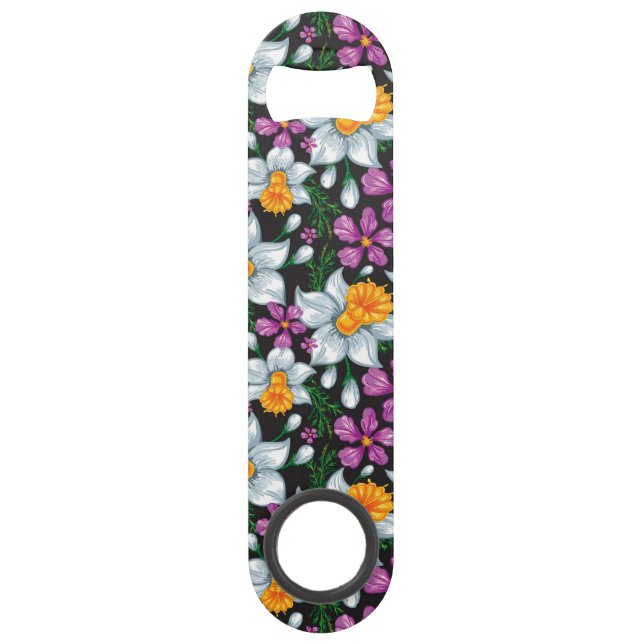 Elegance pattern with narcissus flowers 2 (Front)