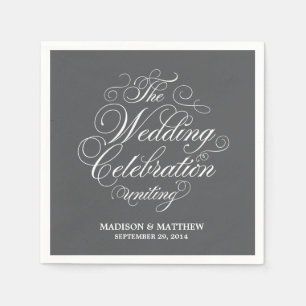 Elegance Personalised Paper Napkins