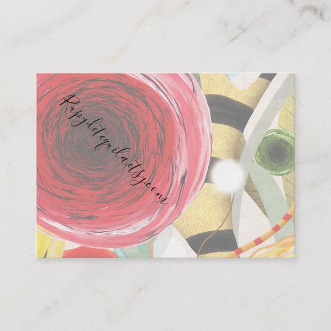 Elegance poppies business card (Front)