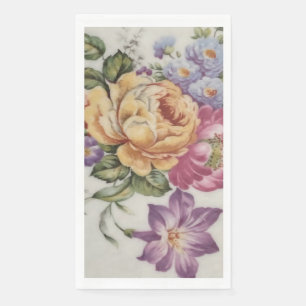 Elegance: Porcelain-Inspired Guest Towels  Napkin