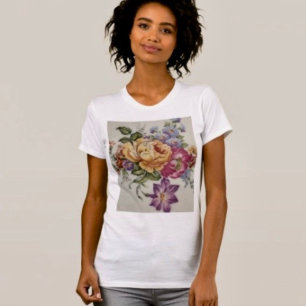 Elegance: Porcelain-Inspired T-Shirt