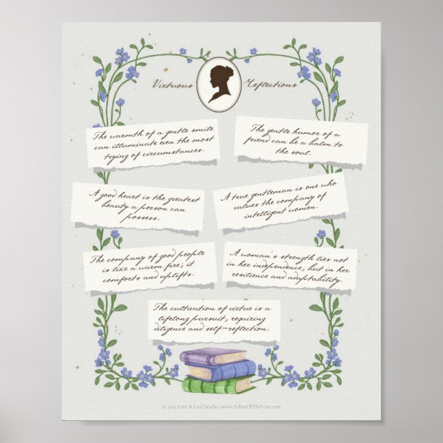 Elegance Quotes Poster (Front)