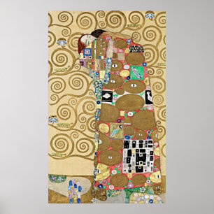 Elegance Redefined: Gustav Klimt's Fulfilment Poster